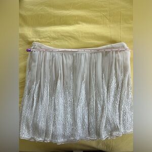 Joseph 100% silk with sequins skirt